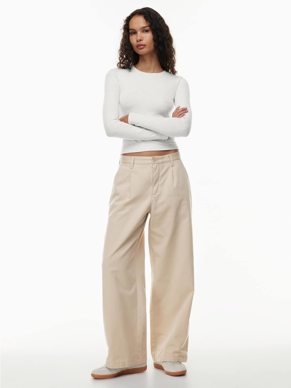 NWT Aritzia Tna 90s Chino Pant in Humus Beige - Size 8